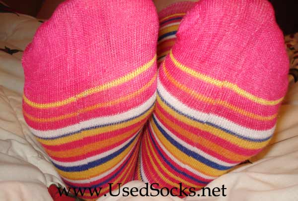 feet in used socks